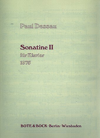 P. Dessau: Sonatine II (1975)