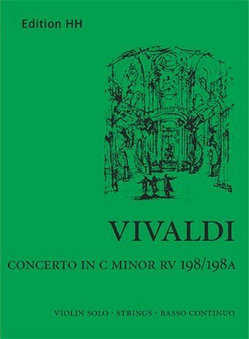 A. Vivaldi: Concerto in C minor RV 198/198A, VlStrBc (Part.)