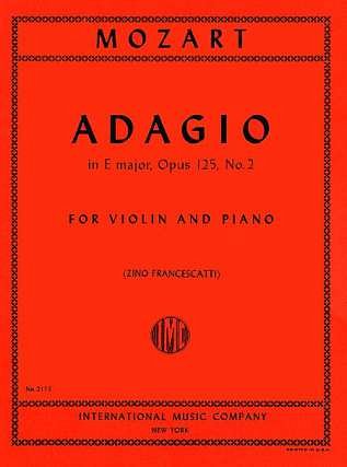 W.A. Mozart: Adagio K 261 (Francescatti), VlKlav (KlavpaSt)