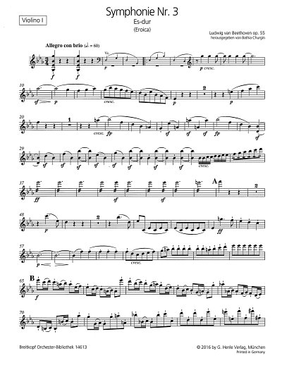 L. van Beethoven: Symphonie Nr. 3 Es-Dur op. 55 "Eroica"