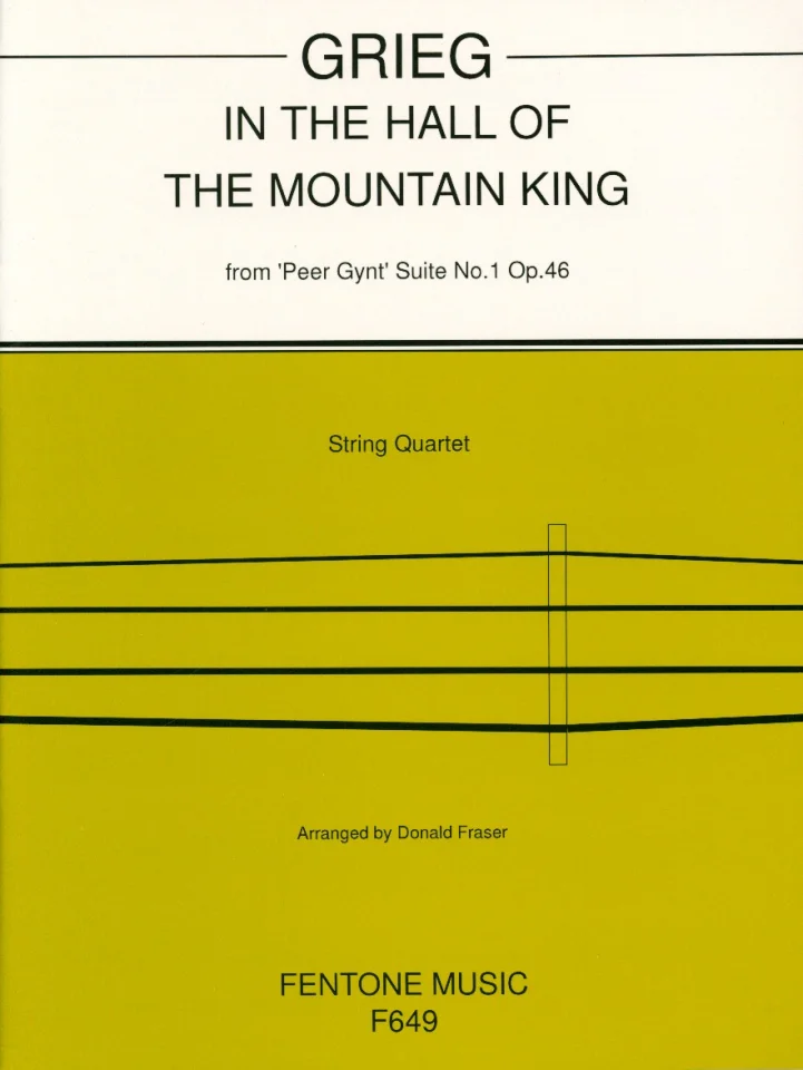 E. Grieg: In the Hall of the Mountain King , 2VlVaVc (Pa+St) (0)
