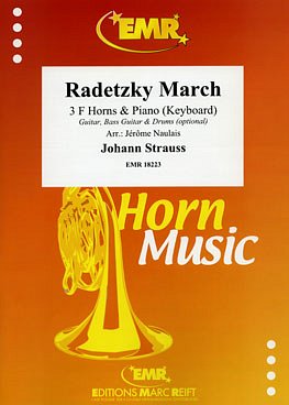 J. Strauß (Sohn): Radetzky March, 3HrnKlav/Key