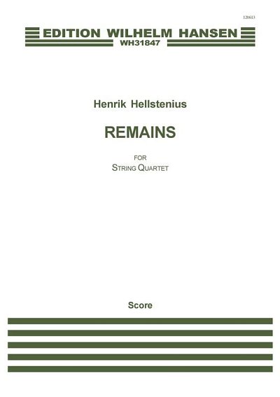 H. Hellstenius: Remains