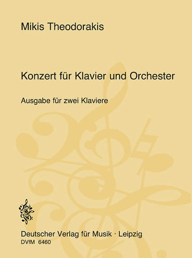 M. Theodorakis: Konzert fuer Klavier und Orcheste, 2Klav (KA