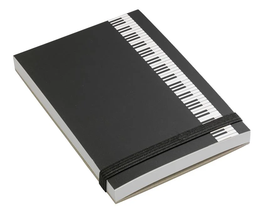 Notizblock Tastatur  (schwarz-weiß) (0)