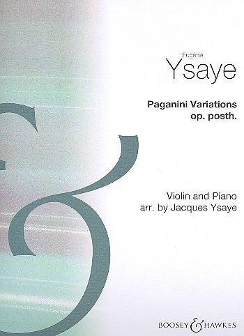 E. Ysaÿe: Paganini Variations op. posth., VlKlav (KlavpaSt)