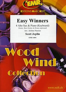 S. Joplin: Easy Winners, 4AltsaxKlav