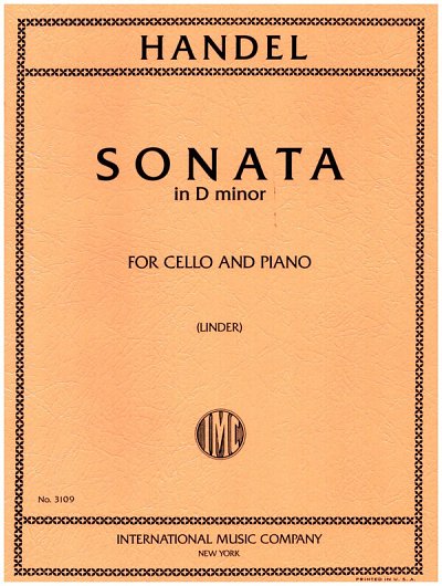 G.F. Händel: Sonata In D M. (Bu)