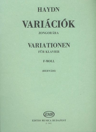J. Haydn: Variationen in f-Moll, Klav