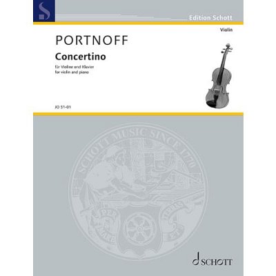 L. Portnoff: Concertino G-Dur op. 23, VlKlav (KlavpaSt)