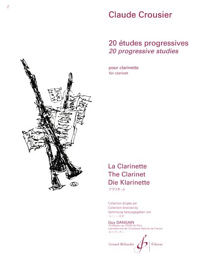 C. Crousier: 20 Etudes Progressives, Klar