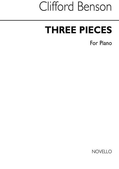 Three Pieces For Piano, Klav