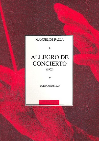 Allegro De Concierto Piano Solo