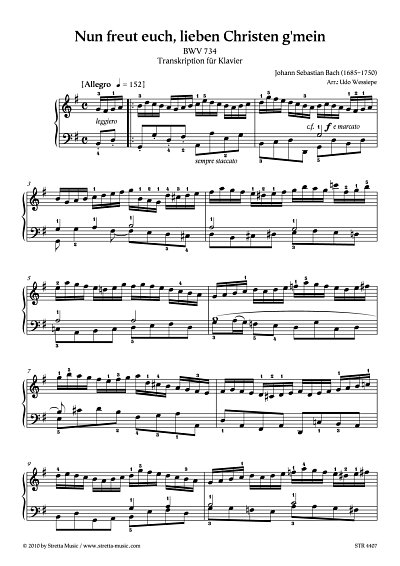 DL: J.S. Bach: Nun freut euch, lieben Christen g'mein BWV 73