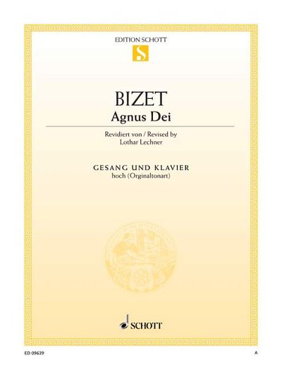 DL: G. Bizet: Agnus Dei (L'Arlésienne), GesHKlav