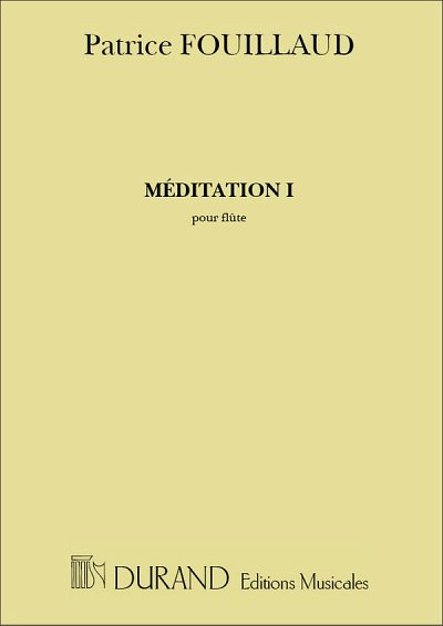 Meditation I Flute , Fl (Part.)
