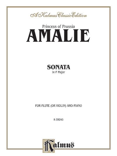 Sonata for Flute in F Major, Fl