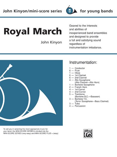 J. Kinyon: Royal March, Blaso (Pa+St)