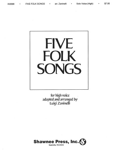 Five Folk Songs, GesH (Bu)