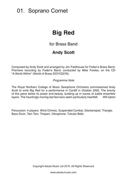 A. Scott: Big Red