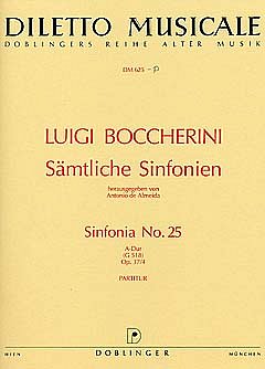 L. Boccherini: Sinfonie 25 A-Dur Op 37/4 G 518