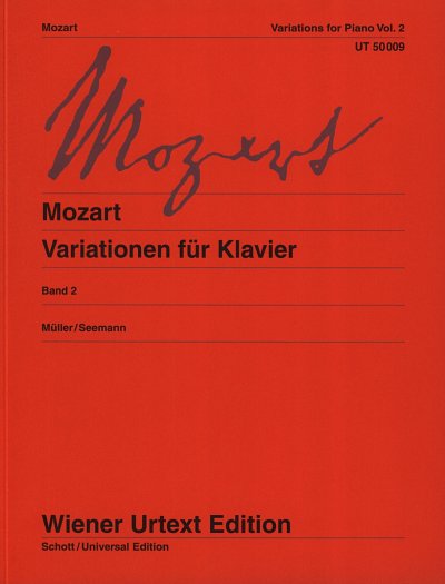 W.A. Mozart: Variationen 2, Klav