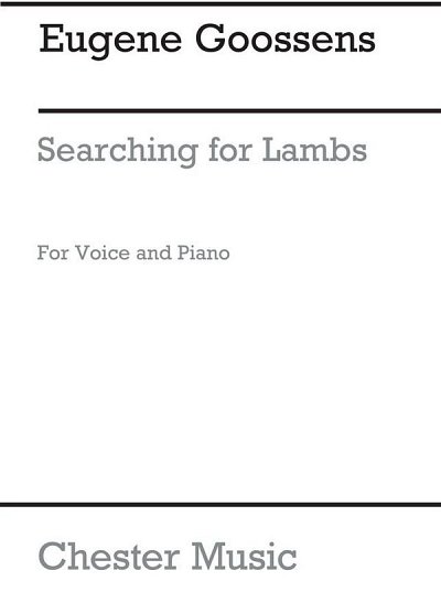 Searching For Lambs. Song for Voice and Piano, GesKlav
