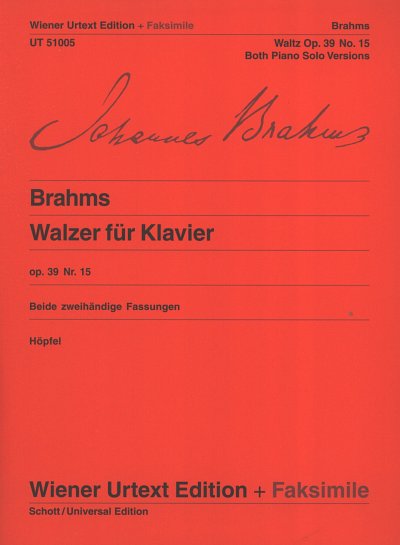 J. Brahms: Walzer As-Dur op. 39 Nr. 15, Klav