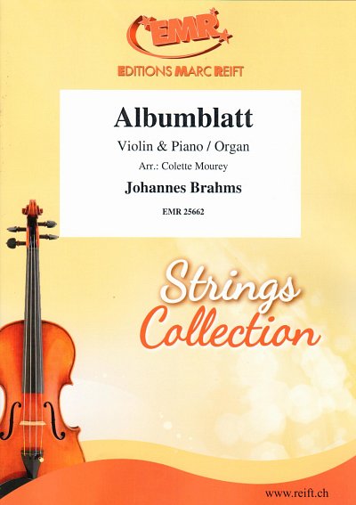 J. Brahms: Albumblatt, VlKlv/Org
