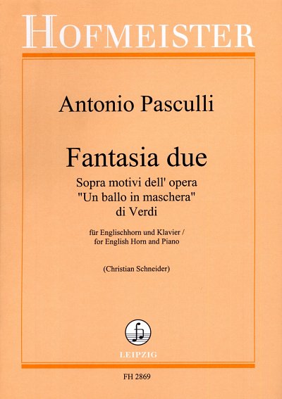 A. Pasculli: Fantasia Nr.2 Sopra motivi dell'opera 'Un ballo