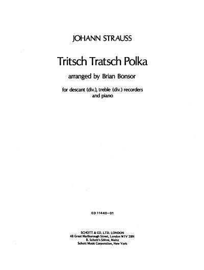 J. Strauß (Sohn): Tritsch-Tratsch Polka op. 214 