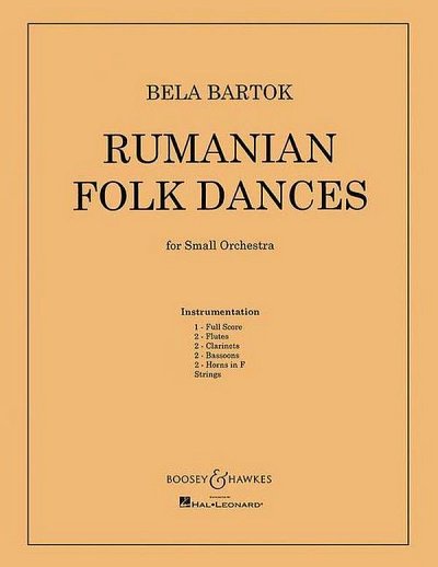 B. Bartók: Rumanian Folk Dances, Kamo (Pa+St)