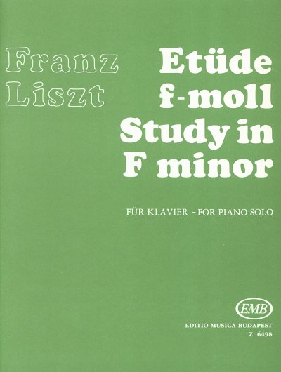 F. Liszt: Etüde f-moll, Klav