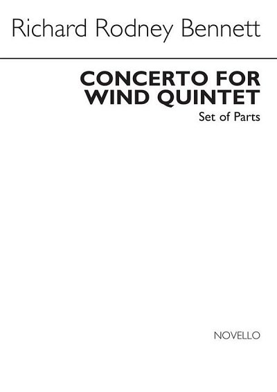R.R. Bennett: Concerto For Wind Quintet (Parts) (Bu)