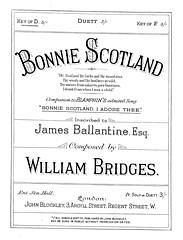 DL: W. Bridges: Bonnie Scotland, GesKlav