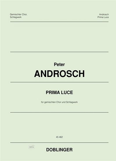 Androsch Peter: Prima Luce