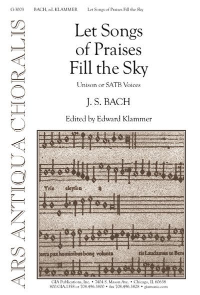 B. Gesius et al.: Let Songs of Praises Fill the Sky