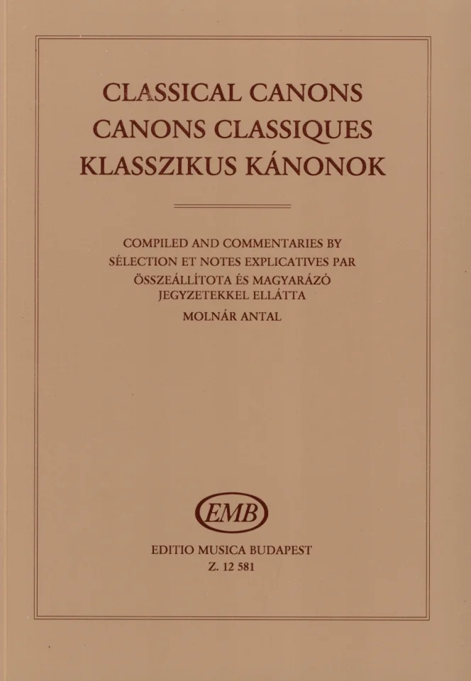 A. Molnár: Classical Canons, Ges (0)
