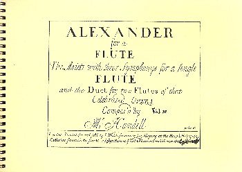 D. Scarlatti: Alexander for a Flute The ariets, Stro (Part.)