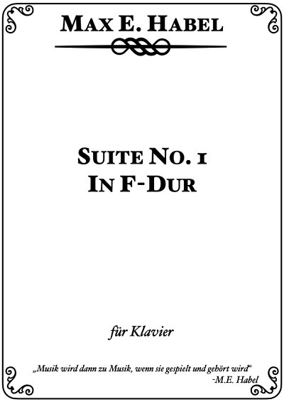 DL: Suite No. 1 in F-Dur, Klav