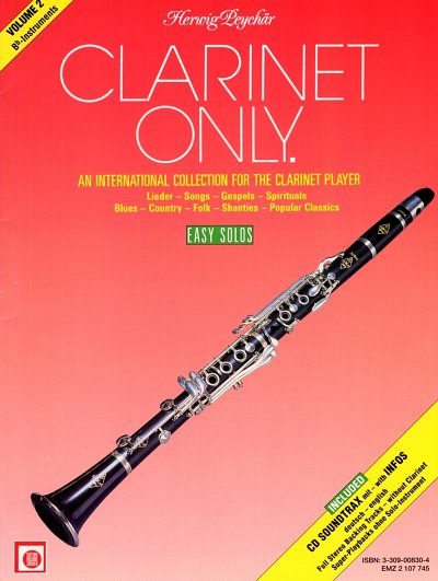 H. Peychär: Clarinet Only 2, Klar (+CD)