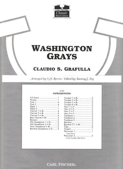 C. Grafulla: Washington Grays, Blaso (Part.)