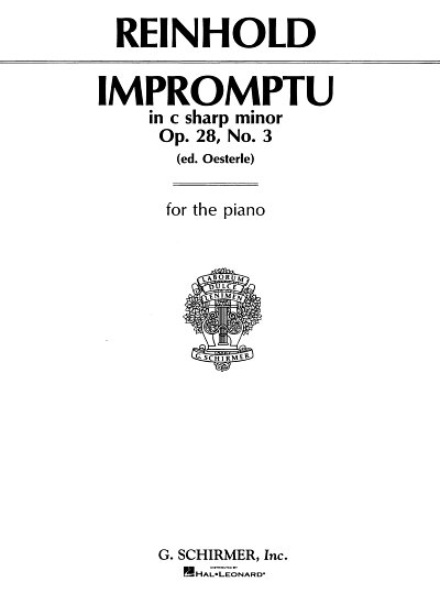 H. Reinhold: Impromptu cis-Moll op. 28/3, Klav