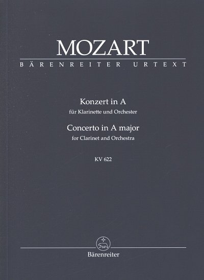 W.A. Mozart: Konzert A-Dur KV 622, Klr/BsskOrch (Stp)