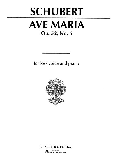F. Schubert: Ave Maria Op 52/6 D 839 G-Dur