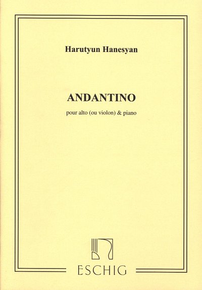 Hanesyan Harutyun: Andantino Alto / Piano