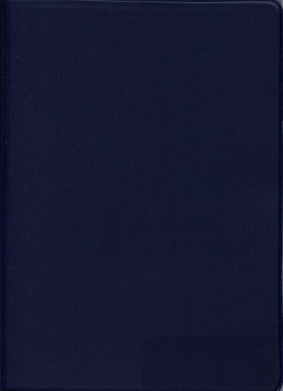 STAR Marschnotenmappe 19,5x13,5cm hoch 25 Taschen blau