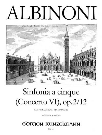 T. Albinoni: Sinfonia a cinque (Concerto , VlKlav (KlavpaSt)