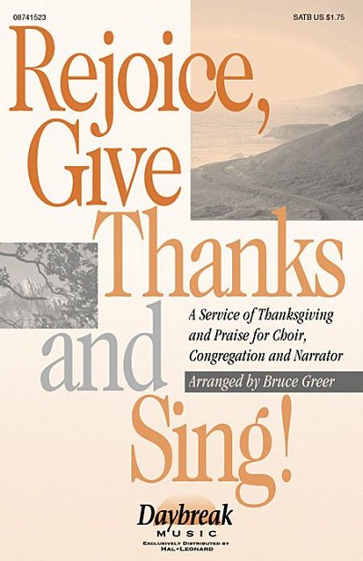 Rejoice, Give Thanks and Sing!, GchKlav (Chpa)