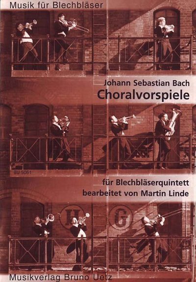 J.S. Bach: Choralvorspiele, 5Blech (Pa+St)